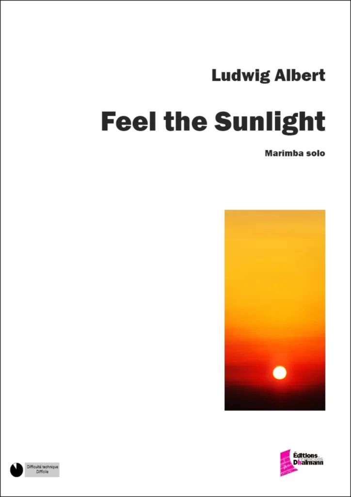 Feel the sunlight, cover of the score.