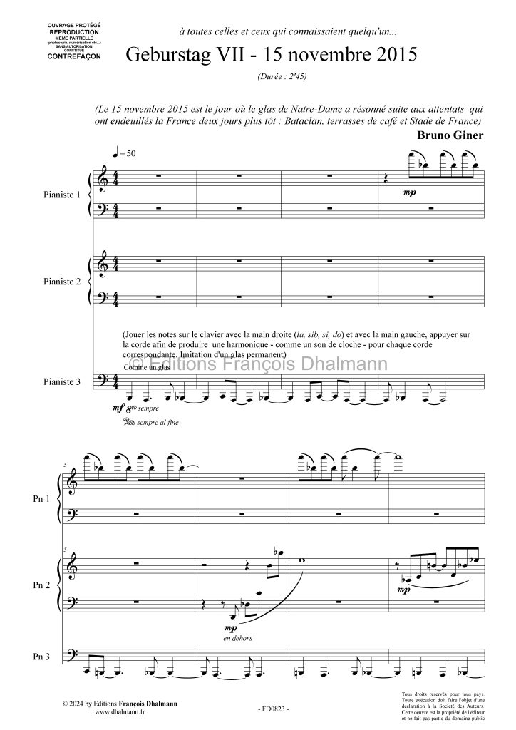 Geburstag VII, VIII , IX - Bruno Giner - Image 4