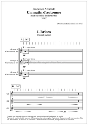 Un matin d’automne – Francisco Alvarado